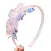 Grampo de Cabelo Novo com Bordado em Renda Estilo Fada para Meninas, Presilha de Cabelo Fofa com Pérolas para Cabelos Rebeldes, Acessório de Cabelo Lateral