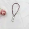 Nuevo colgante de cadena de diamantes de imitación de alta gama colgante para llavero de equipaje moda 6mm cordón para teléfono móvil cuerda anticaída mujer