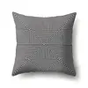 Cinza Nórdico Vintage ins Luxo Leve Poliéster Fronha Decoração de Carro Casa Estampada Fronha de Almofada Lombar QTH13