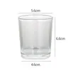Copo de Vela Transfronteiriço Copo de Vela Espesso Simples Copo de Vidro Transparente para Aromaterapia Ornamentos de Fragrância para Casa Suporte de Vela para Ambiente