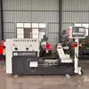 Torno para Flanges CK61125, um torno CNC para flanges de disco de metal de tamanho completo, montado no chão, é fornecido pelo fabricante