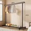 Varal Transfronteiriço, Varal para Varanda Interna, Cabideiro, Varal Móvel para Roupas ao Ar Livre para Estudantes, Varal para Secagem Atacadista Cz