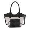 Bolso Tote para Mujer de Gran Capacidad Bolso de Viaje de Gama Alta Nuevo 2025 Bolso de Hombro Negro Mate para Mujer
