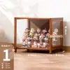 Vitrina Iluminada Hecha a Mano, Soporte de Exhibición de Acrílico, Vitrina Transparente a Prueba de Polvo para Modelos de Juguete, Adornos de Bloques de Construcción, Caja de Exhibición para Cajas Sorpresa