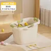 Cubo de Almacenamiento Cubeta Gruesa para Baño de Bebé Asiento para Bebé Plástico Grueso Cubeta de Baño Gruesa Tina Cubo Grande de Almacenamiento para Niños