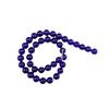 Calcedônia Roxa Escura Contas Redondas DIY Pulseira Colar Cristal Contas Soltas Cor Brilhante Pulseira Feita à Mão Acessórios de Joalheria