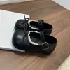 Zapatos de Cuero para Niñas, Nuevos Zapatos Suaves de Suela para Bebés y Niños Pequeños de Primavera y Otoño, Zapatos Elegantes para Niños, Zapatos Antideslizantes para Niñas Pequeñas