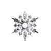 Colgante de Copo de Nieve Navideño, Colgante de Copo de Nieve Hermoso Transparente a la Luz de Cristal, Decoración Creativa para Árbol de Navidad, Copo de Nieve de Alta Transparencia
