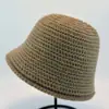 Nuevo Sombrero de Pescador de Lana Tejido Liso para Mujer de Otoño e Invierno, Nuevo para Circunferencia de Cabeza Grande, Cálido y Adelgazante, Sombrero de Pescador de Lana a Prueba de Frío para Exteriores