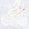 Nuevas pegatinas faciales de pecas coloridas de mariposa y estrella transfronterizas, conjunto de pegatinas de tatuaje de decoración facial para fiestas y escenarios estilo europeo y americano