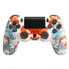 Controlador de Juego Inalámbrico Bluetooth P4 Modelo Privado Transfronterizo Controlador de Seis Ejes con Doble Vibración Cuarta Generación con Tira de Luz