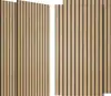 Fornecimento transfronteiriço de painéis acústicos com aparência de madeira, adesivos de parede autoadesivos de fibra de poliéster PVC para paredes de fundo de escritório, sala de estar e quarto