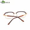 Nuevas gafas de lectura retro para cejas, cristal asférico, espejo de lectura antiguo, montura de metal gruesa para cara grande, primera generación de pelo