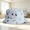 Sombrero de Pescador de Dibujos Animados de Cachorro Nuevo de Verano Transfronterizo para Niños y Niñas, Sombrero de Cubo con Protección Solar, Lindo Sombrero de Ala Ancha
