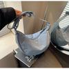 Mori Estilo Crossbody Bag Mulheres Grande Capacidade 2024 Verão Artístico Cor Sólida Bolinho Bolsa de Pano Ins Casual Sports Shoulder Bag