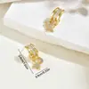 Pendientes Transfronterizos de Estilo Europeo y Americano con un Toque Geométrico de Alta Gama, Diseño de Estrella de Seis Puntas, Incrustados con Circonita, Pendientes Completamente Tachonados de Diamantes, Pendientes Versátiles para Mujer