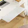 Tablero de extensión para escritorio, escritorio de oficina sin taladrar, organizador de escritorio expandible, plegable, ampliado y alargado, tablero de extensión con reposabrazos