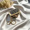 Nueva Bolsa de Almacenamiento de Joyería con Estampado de Leopardo, Bolsa para Llavero, Colgante para Accesorios, Billetera Mini Retro, Organizador de Collares y Aretes