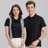 Camiseta de manga corta de verano, nueva camisa POLO, versátil y elegante, corte holgado con cuello de solapa, camiseta de manga corta para hombre de color liso de moda para el verano