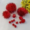 Coloridos com Cebolinha Bolas Pequenas Fofas Com Cebolinha Bolas Grandes Fofas Acessórios de Roupa DIY pompom Bolas de Cebolinha 10-55MM