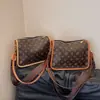 Bolsa de Hombro Única 2026, Gran Capacidad, Elegante y Lujosa, con Monograma, Bolso Cruzado Versátil, en Stock, Listo para Enviar, Bolso Cruzado con Monograma