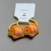 Série Oceano Conjunto Pequeno de Elásticos para Meninas e Crianças Desenho Animado de Concha Prendedor de Cabelo Fofo Princesa Bebê Faixa de Cabelo de Couro
