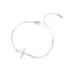 Pulseras Apilables de Zirconia Cruzada para Niñas, Joyería Exquisita de Lujo Ligero de Nicho, Estilo Minimalista de Alta Gama para Mejores Amigas Estudiantes