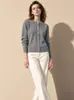Otoño/Invierno 2026 Suéter 100% Cachemira Tejido de Punto Cuello Redondo Jersey Base Suéter Perezoso de Cachemira Ropa de Abrigo