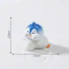 Nuevo producto transfronterizo: adorables figuras de Santa Claus y pingüinos para paisajes en miniatura, decoraciones DIY, accesorios para bolas de cristal y pequeños adornos