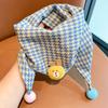 Outono e inverno de 2023 Novo cachecol triangular fofo estilo coreano Ketong para meninas bebês e crianças de 0 a 12 anos circunferência triangular