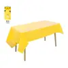 Manteles Desechables de Plástico al por Mayor, Manteles de un Solo Color con Película de Aluminio Impresa PE de Color Sólido para Bodas y Fiestas de Cumpleaños