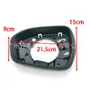 Adecuado para Accesorios Decorativos Ford Mondeo Cubierta Mate Negra para Espejo Retrovisor Izquierdo/Derecho del Coche