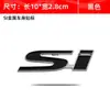 Adecuado para Honda Civic Metal Modificado Logo Si Calcomanía para Coche Calcomanía Decorativa Estéreo 3D Nuevo Civic Logo Lateral Logo Trasero