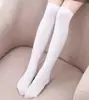 Envío Gratis Seis Uno Terciopelo Delgado Medias Infantiles Hasta la Rodilla Estudiantes Rayas de Tres Barras Calcetines Medios para Niñas Calcetines Blancos