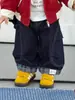 Abrigo para Bebé Niño Estilo Otoño Versión Coreana Ropa Infantil 2026 Nuevas Llegadas Ropa de Otoño para Niños Conjunto de Pantalones de Mezclilla para Niños Estilo Otoño