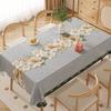 Toalha de Mesa Lavável à Prova d'Água e de Óleo, Fresca e Simples, Novo Estilo Pastoral, Capa Retangular para Mesa de Centro Atmosférica