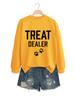 Tratar distribuidor Amazon Comercio Exterior Transfronterizo Venta al por mayor Suéter holgado para mujer Camisa de manga larga informal tipo jersey