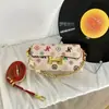 Bolsa Transversal Monograma Vintage Nova 2026 para Mulheres, Bolsa Quadrada Pequena de Alto Padrão, Bolsa de Ombro Versátil, Bolsa Elegante para o Dia a Dia