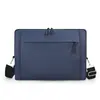 Bolsa para Computadora Negocio al por Mayor Bolso de Hombro para Viajes Diarios Hombres Tela Oxford Cruzado para Portátil Cremallera Negra Bolsa Portátil