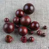 Madera Maciza Sándalo Rojo Cuentas Sueltas Cuentas de Palo de Rosa Africano Zambia Hojas Pequeñas Pulsera de Cuentas Budista DIY con Cuentas