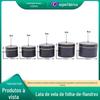 Lata de Aromaterapia para Velas Lata de Ferro para Armazenamento de Pasta Aromática Pedra Aromática Doces de Chá Lata Redonda Clássica de Metal para Presente