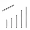 Barra Recta de Titanio F136 con Rosca Interna para Lengua Stud de Titanio G23 Aleación de Titanio Stud Roscado para Labio Puente de Oreja Barra para Piercing Joyería Accesorios