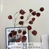 Nuevas flores artificiales estilo chino, árbol de frutas linterna, decoraciones para sala de estar y mesa de comedor, fondo de boda, arreglos para pasillo, ramos de flores artificiales