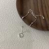 Suchuang S925 Sterling Silver One Wang Qingquan Pulseira Feminina de Alta Qualidade Luz De Luxo Nicho Requintado Namorada Pulseira All-match Mão Jóias