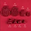 Colección de Accesorios de Cinabrio de Alto Contenido y Arena Dorada Púrpura para Pulseras, Colgantes, Collares, Colgantes de Coche y Accesorios DIY al por Mayor