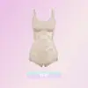 Modelador de Corpo Ultra Fino Sem Costura de Verão com Bojos Removíveis e Alças Destacáveis para Mulheres, Controle da Barriga e Levanta Bumbum, Estilo Costas Abertas