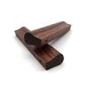 En stock suministro accesorios de madera mango de nogal negro mango de cajón de haya mango de puerta de gabinete de cajón mango de hebilla de madera