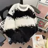 Otoño e Invierno Imitación de Visón Calientes Tejidos para Hombres y Mujeres Retro Americano Nicho Degradado de Alta Gama Holgados Perezosos Tejidos