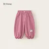Ropa Infantil Youbao 2026 Pantalones Casuales para Niños Pequeños con Tema de Gato y Adorno de Encaje, Pantalones Jogger para Niñas, Pantalones Sueltos de Color Sólido para Niños