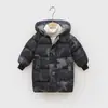 Abrigo de algodón infantil de comercio exterior, longitud media, chaqueta engrosada y cálida para niños y niñas, abrigo de invierno para bebé, abrigo de algodón al por mayor transfronterizo
